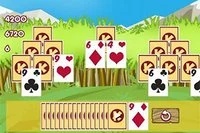 Pripojte sa k dvom opičkám na zábavné solitaire dobrodružstvo a objavte