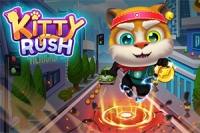 Bež, naháňaj a šprintuj s roztomilou Kitty Rush v rýchlej a zábavnej