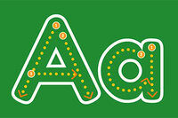 The game helps young children learn to write letters, numbers, shapes, animals,