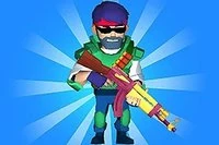 Vzrušujúca strieľačka Machine-Gun-Squad