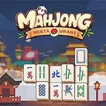 Náhľad farebných mahjong kameňov s ázijskou architektúrou v pozadí