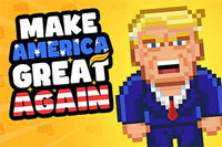 Make America Great Again je zábavná wrestlingová hra s celebritami