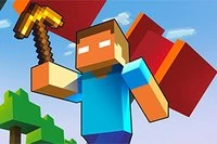 Ťažte stromy a vyhýbajte sa prekážkam v zábavnej 3D hre Miner Rush.