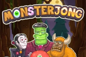 Karikatúra troch monštier v lese pod nápisom MONSTERJONG
