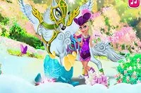 V tejto hre na prezliekanie zvierat pomáhate starať sa o magického bieleho vlka