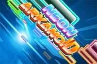 Zábavný arkanoid v neónovom štýle
