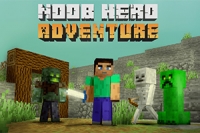 Noob Hero bojuje proti zlým mobom: kostlivcom, zombíkom a ďalším!