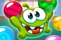 Om Nom: Bubbles je 60-sekundová hra s bublinami s ikonickým Om Nomom