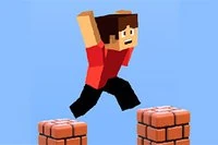 Prekonaj nebezpečné krajiny Minecraftu v tejto 3D parkourovej hre!