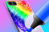 Módna a zábavná umelecká hra Phone Case DIY 4