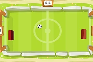 Ilustrácia futbalového ihriska s futbalovou loptou a skóre zobrazeným na vrchu
