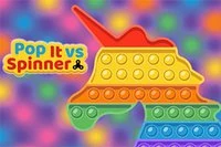 Koľko políčok dokážeš zmazať v Pop It vs. Spinner?