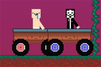 Pro Obunga vs Noob and Hacker je bláznivá 2D hra pre dvoch hráčov