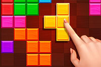 Pútavá hra Puzzle Blocks Classic s farebnými blokmi na 10x10 mriežke