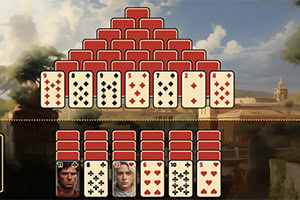 Hrajte Pyramid Solitaire v starovekom Ríme