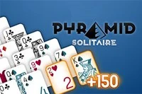 Vychutnajte si túto štýlovú verziu klasického Pyramid Solitaire