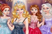 Oblečte princezné do trblietok na ples