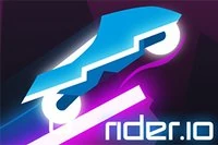 Súťažte proti ostatným hráčom v Rider.io a predveďte šialené skoky na