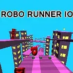 Farebné mesto s mrakodrapmi, futuristické cesty a názov Robo Runner io