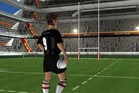 Kopni rugby loptu cez bránky a získaj body