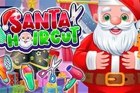 Santa Haircut je vtipná hra s účesmi so Santom!