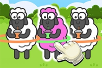 Zábavná a návyková puzzle hra Sheep Sort Puzzle Sort Color