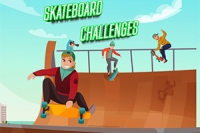 Skateboard Challenges je dynamická hra testujúca hráčske zručnosti v