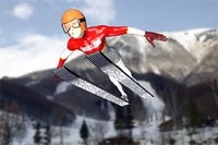 Úžasné olympijské skoky na lyžiach