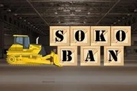 Klasická logická hra: presuň všetky krabice na cieľ označený X