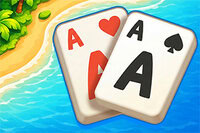 Zahraj si Solitaire TriPeaks Escapes, oddychovú kartovú hru v letnej atmosfére