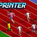 Bežiaci pretekári na atletickej dráhe s divákmi na okraji
