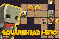 Vez Squarehead Heroa cez šikovné logické dungeon úlohy na ťahy