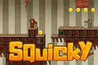 Squicky je HTML5 plošinová hra