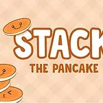 Usmievavé palacinky s tvárami na béžovom pozadí so šachovnicovým vzorom