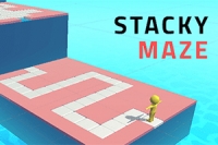 Stacky Maze je hra na zbieranie kociek