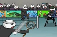 Epický bedminton s panáčikmi!