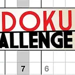 Text SUDOKU CHALLENGE nad časťou mriežky s viditeľnými číslami 3, 7 a 6