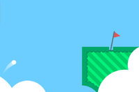 Jednoduchá 2D golfová hra s 30 hlavnými úrovňami