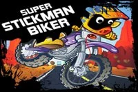 Stickman rád jazdí na motorke po hrboľatých terénoch a kopcoch.