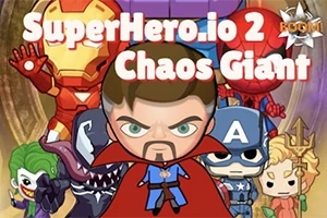 Štylizovaní superhrdinovia v karikatúrnom štýle s farebným pozadím a textom