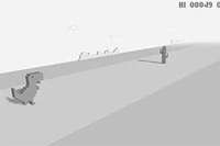 Pomôž svojmu dinosaurovi uniknúť vyhynutiu v zábavnej 3D verzii hry T-Rex