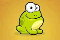 Ribbit! Je to pre hru Tap the Frog