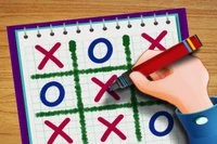 Klasická hra Tic Tac Toe príde na myseľ.