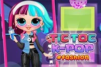 K-pop módne trendy, ktoré ovládli TikTok, v tejto zábavnej obliekacej hre!