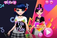 Vitajte na TikTok dievčatá vs Likee dievčatá