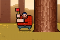 Timberman je návyková hra v retro štýle s vysokými skóre