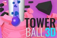 Zrýchli a rozbíjaj platformy v TOWER BALL 3D!