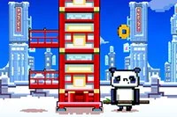 Nebezpečná panda s bambusom... len si nedaj zrútiť vežu na seba!
