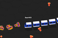 TrainWar.io 3D je vzrušujúca hra s vlakom v žiarivom 3D svete