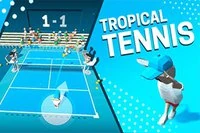 Tropical Tennis je zábavná a návyková športová hra